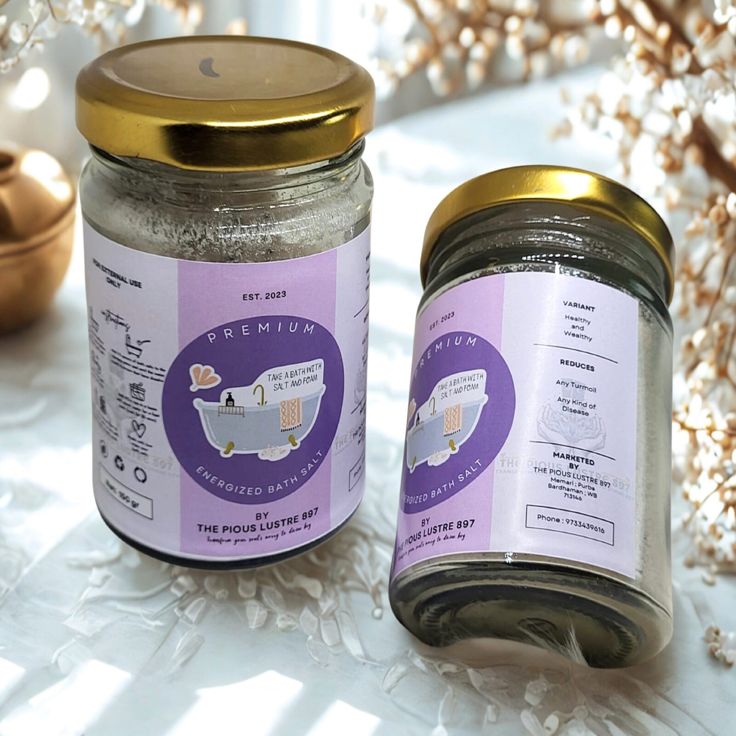 Healthy & Wealthy Bath Salt Healthy and Wealthy Energized Bath Salt - Image 1